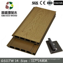 gswpc anti-uv decorative hdpe wood wall panel for exterior wall cladding